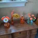decoratie spullen vaasjes en dergelijke, Oranje, Ophalen of Verzenden, Minder dan 50 cm, Glas
