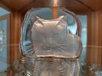 Kat, cristal d'Arques Durand, 24% kristal glas ets, Antiek en Kunst, Antiek | Glas en Kristal, Ophalen of Verzenden