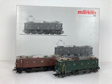 Märklin 37512 – Dubbele Elektrische Locomotiefset Ae 3/6 II beschikbaar voor biedingen