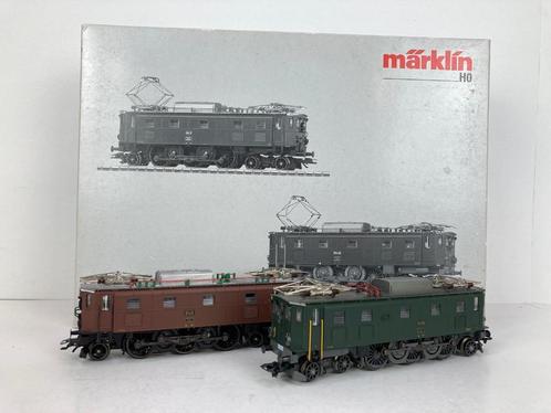 Märklin 37512 – Dubbele Elektrische Locomotiefset Ae 3/6 II, Hobby en Vrije tijd, Modeltreinen | H0, Nieuw, Rails, Gelijkstroom