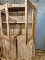 prachtige houten kast, Huis en Inrichting, Kasten | Kledingkasten, Ophalen, Met deur(en), 100 tot 150 cm, Info@adelheidantiek.nl