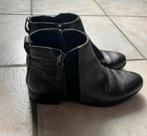 Mooy leren dameslaarsjes maat 37, Zwart, Lage of Enkellaarzen, Ophalen of Verzenden, Gedragen