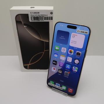 iPhone 16 Pro Max 256GB Natural Titanium | Zeer Nette Staat beschikbaar voor biedingen