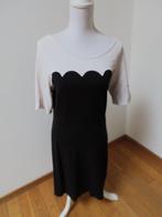 V70 JUFFROUW JANSEN jurk travelstof zwart wit M 38/40, Kleding | Dames, Jurken, Maat 38/40 (M), Zwart, Ophalen of Verzenden, Zo goed als nieuw