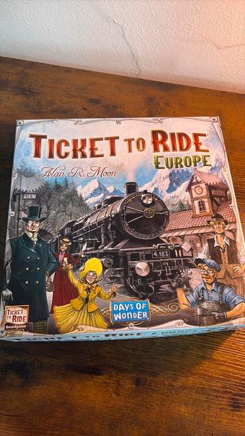 Bordspel Ticket to Ride Europe (compleet!) beschikbaar voor biedingen