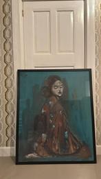 Grace Spiegel - olieverf portret - 120 x 100 cm, Ophalen of Verzenden