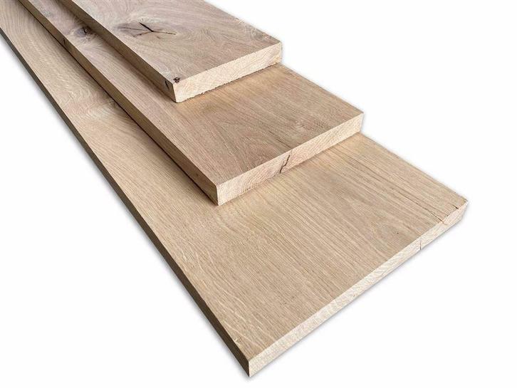 Eiken planken | Massief eiken | Gekleurde eiken planken, Doe-het-zelf en Verbouw, Hout en Planken, Nieuw, Plank, Eiken, 200 tot 250 cm