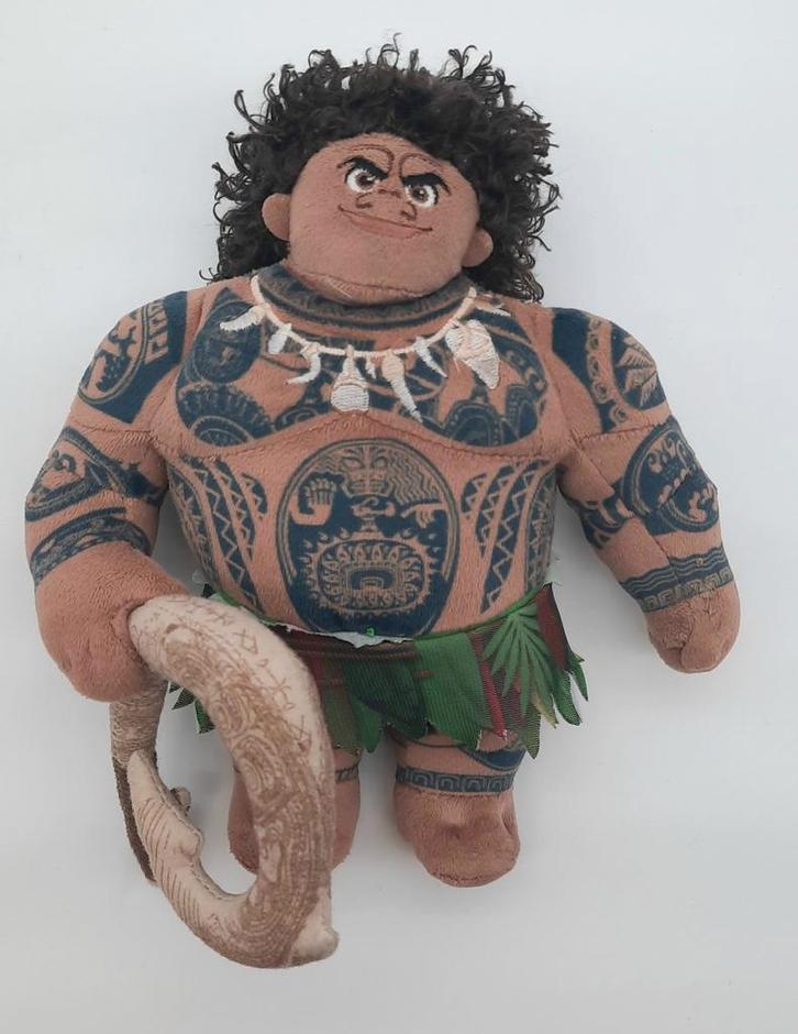 Disney Vaiana Moana Maui knuffel ca. 20cm hoog, Verzamelen, Disney, Zo goed als nieuw, Knuffel, Overige figuren, Ophalen of Verzenden