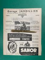 MotoBécane Motorcycle Advertentie 1953 FRA (Origineel), Verzamelen, Tijdschriften, Kranten en Knipsels, 1940 tot 1960, Knipsel(s)