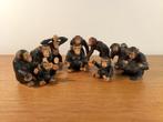 Schleich chimpansees, Verzamelen, Dierenverzamelingen, Ophalen of Verzenden, Gebruikt, Overige soorten, Beeldje of Figuurtje