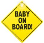 Baby on Board sign met zuignap, Verzenden, Nieuw