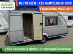 KIP KOMPAKT 37 HEFDAK + ENKELE BEDDEN + VOORTENT, Caravans en Kamperen, Caravans, Kip, Tot en met 2, Hefdak, Bedrijf
