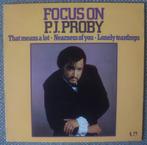 P.J. Proby - Focus On P.J. Proby (LP), Cd's en Dvd's, Vinyl | Pop, 1960 tot 1980, Ophalen of Verzenden, 12 inch