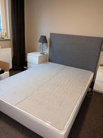 IKEA Bedframe 140x200 + gratis matrasbeschermer, Ophalen, Gebruikt, Wit, Tweepersoons