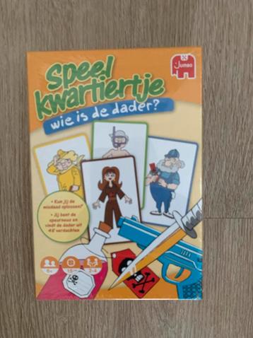 Speel Kwartiertje: Wie is de Dader? beschikbaar voor biedingen