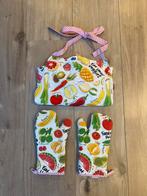 Blond Amsterdam schort + ovenwanten, Huis en Inrichting, Ophalen of Verzenden, Zo goed als nieuw