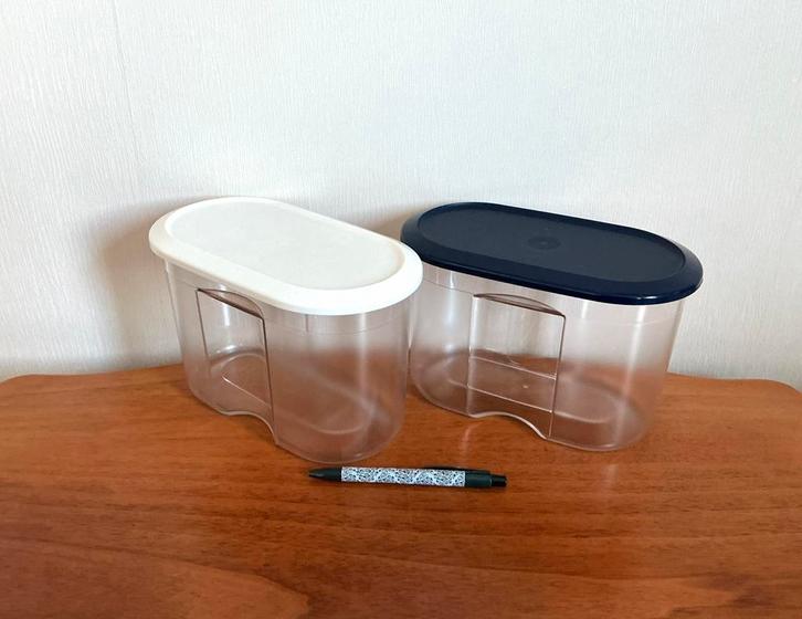 Tupperware 2 x Exclusieve Beschuitbus Crackerdoos. €12,50., Huis en Inrichting, Keuken | Tupperware, Zo goed als nieuw, Overige typen