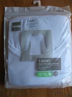 maat S, 1 nieuw Hema T-shirt lange mouw, wit, Wit, Nieuw, Ophalen of Verzenden, Lange mouw
