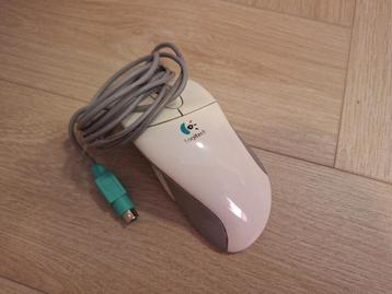 Logitech MouseMan Wheel Vintage PS2 Muis met Balletje Wit beschikbaar voor biedingen