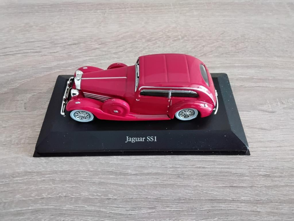 ATLAS  EDITIONS  COLLECTIONS   JAGUAR  SS 1, Ophalen of Verzenden, Zo goed als nieuw, Auto, Overige merken