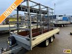 HENRA PLATEAUWAGEN 351X185 GLASRESTEEL/GLASBOK 3500KG 2017, Auto diversen, Aanhangers en Bagagewagens, Gebruikt