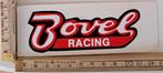 Vintage sticker Bovel Racing autosticker autosport, Ophalen of Verzenden, Zo goed als nieuw
