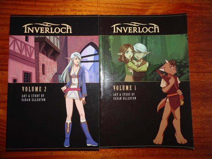 Inverloch volume 1 + 2 - Sarah Ellerton, Boeken, Stripboeken, Zo goed als nieuw, Meerdere stripboeken, Ophalen of Verzenden