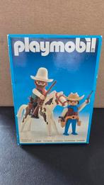 Playmobil 3304 cowboys met paard 1986 Collectors item nieuw, Ophalen of Verzenden, Nieuw