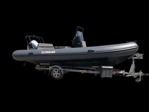 Coralsea (Zodiac) 580 Alum. Rib met Honda 100 PK /STUNTPRIJS, Watersport en Boten, Rubberboten, Nieuw, Zodiac, Aluminium, 70 tot 120 pk