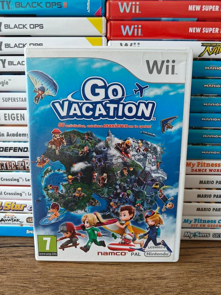 Go vacation Nintendo wii, Spelcomputers en Games, Games | Nintendo Wii, Ophalen of Verzenden, Zo goed als nieuw, Sport, K