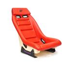 NRG Prisma GT Stardust Strawberry Rood leder Kuipstoel, Auto diversen, Ophalen of Verzenden