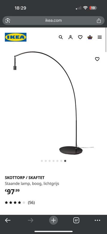 Staande lamp beschikbaar voor biedingen