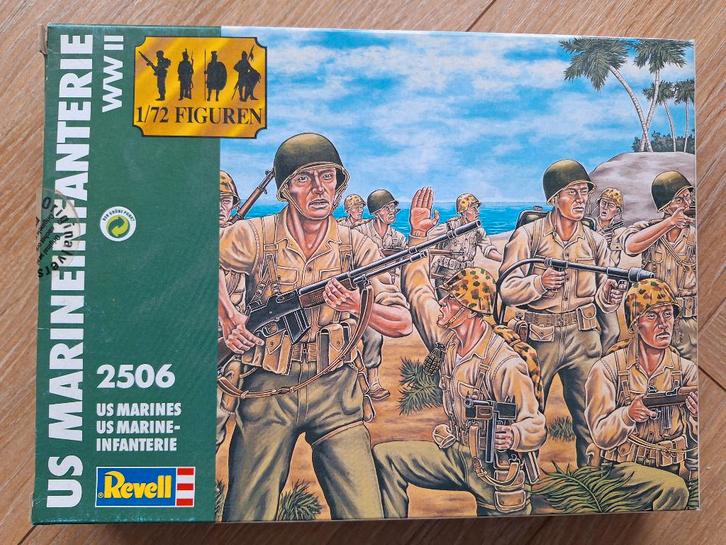 1:72 1/72 Revell US Marines, Hobby en Vrije tijd, Modelbouw | Figuren en Diorama's, Zo goed als nieuw, Figuur of Figuren, 1:50 of kleiner