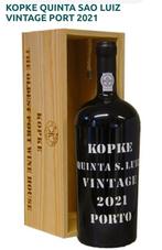 6 flessen in kistjes (los) Kopke 2021 Vintage Port Sao Luiz, Verzamelen, Wijnen, Ophalen of Verzenden, Zo goed als nieuw, Overige gebieden