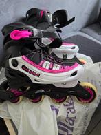 Skeelers maat 35 tm 38 rose wit zwart, Sport en Fitness, Skeelers, Dames, Gebruikt, Inline skates 4 wielen, Ophalen
