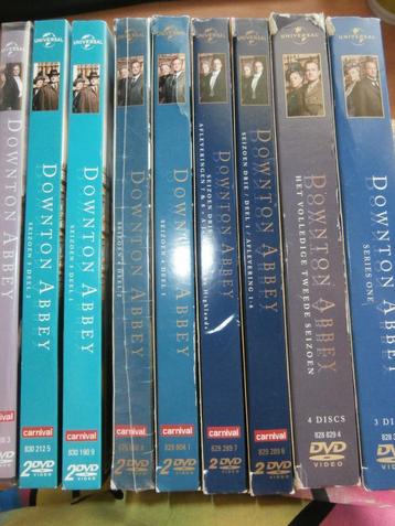 Complete dvd serie Downton Abbey 1 t/m 6 + de film + extra's beschikbaar voor biedingen
