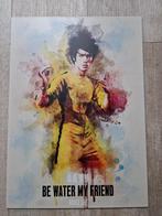 Displate van Bruce Lee, Rechthoekig Staand, A4 of kleiner, Ophalen of Verzenden, Zo goed als nieuw