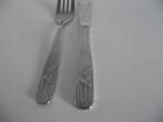vintage RVS hertje kinderbestek vork mes Bambi Amefa 1960, Ophalen of Verzenden
