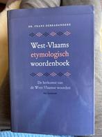 West-Vlaams Etymologisch Woordenboek, Boeken, Woordenboeken, Ophalen of Verzenden, Zo goed als nieuw, Dr. Frans Debrabander, Nederlands