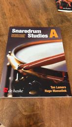 Snaredrum studies A - Nieuw!, Ophalen of Verzenden, Nieuw, Les of Cursus, Klassiek