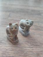 Katjes van speksteen (Netsuke?), Ophalen of Verzenden, Gebruikt