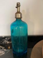 Spuitfles spuit fles spuitwater sodafles aquablauw blauw, Antiek en Kunst, Ophalen of Verzenden