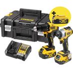 DeWALT 18V Li-Ion accu klopboor- /schroefmachine 3x accu 5.0, Doe-het-zelf en Verbouw, Gereedschap | Boormachines, Ophalen of Verzenden