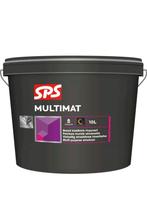 SPS MULTIMAT PROJECT S1 10 LTR 9010, Doe-het-zelf en Verbouw, Verf, Beits en Lak, Ophalen, Overige kleuren, Nieuw, Verf