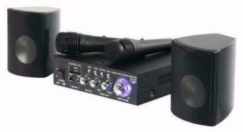 Karaoke-Star 2 Versterker 2x20Watt, 2 Boxen, 7009-B, Audio, Tv en Foto, Karaoke-apparatuur, Nieuw, Complete set, Ophalen of Verzenden