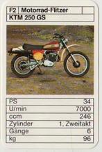 Kw1283 motorkaartje f2 ktm 250 gs, Ophalen of Verzenden, Zo goed als nieuw, Motoren