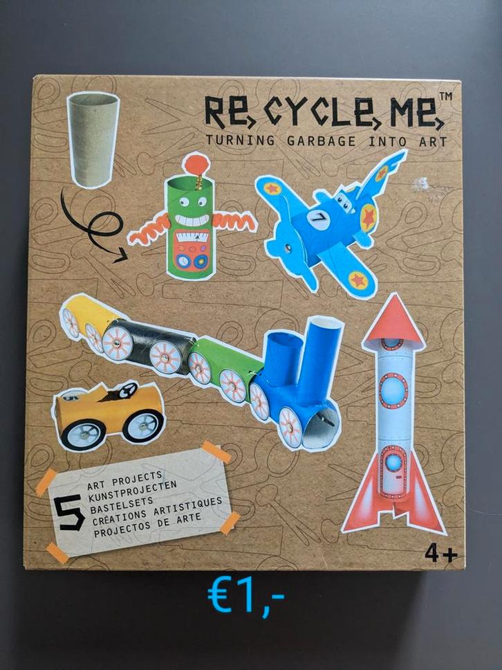 Recycle Me! Knutselset, Kinderen en Baby's, Speelgoed | Educatief en Creatief, Nieuw, Knutselen, Bouwen, Ontdekken, Ophalen of Verzenden
