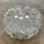 vintage plafonniere groot en weelderig glas, Vintage, Ophalen of Verzenden, Zo goed als nieuw, Glas
