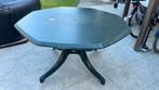 Tuintafel Hartman groen 8 kant rond, Ophalen, Gebruikt, Rond, Kunststof