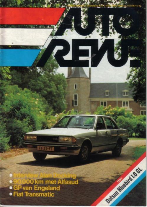 Autorevue 15 1980 : Datsun Bluebird - Alfa Romeo Alfasud, Boeken, Auto's | Folders en Tijdschriften, Gelezen, Algemeen, Ophalen of Verzenden
